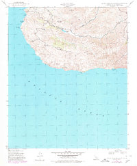 Santa Catalina South 1943 topographic map thumbnail