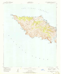 Santa Catalina West 1943 topographic map thumbnail
