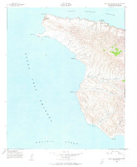 Santa Cruz Island A 1943 topographic map thumbnail