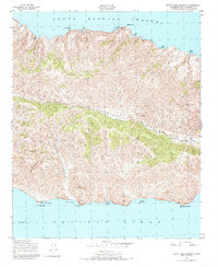 Santa Cruz Island B 1943 topographic map thumbnail