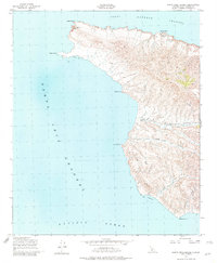 Santa Cruz Island A 1943 topographic map thumbnail