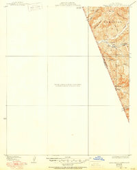 Santa Felicia Canyon 1935 topographic map thumbnail
