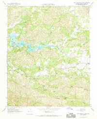 Santa Margarita Lake 1967 topographic map thumbnail