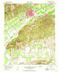 Santa Paula 1951 topographic map thumbnail