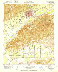Santa Paula 1951 topographic map thumbnail