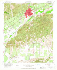 Santa Paula 1951 topographic map thumbnail