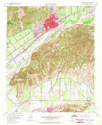 Santa Paula 1951 topographic map thumbnail
