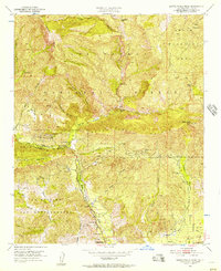 Santa Paula Peak 1951 topographic map thumbnail
