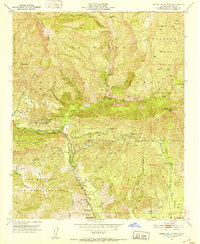 Santa Paula Peak 1951 topographic map thumbnail