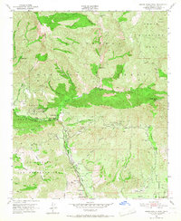 Santa Paula Peak 1951 topographic map thumbnail