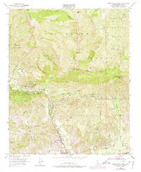 Santa Paula Peak 1951 topographic map thumbnail