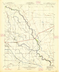 Santa Rita Bridge 1916 topographic map thumbnail