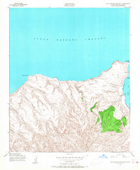 Santa Rosa Island North 1943 topographic map thumbnail