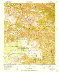 Santa Susana 1951 topographic map thumbnail