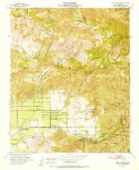 Santa Susana 1951 topographic map thumbnail
