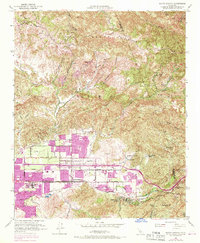 Santa Susana 1951 topographic map thumbnail