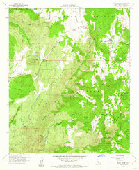 Santa Ysabel 1960 topographic map thumbnail