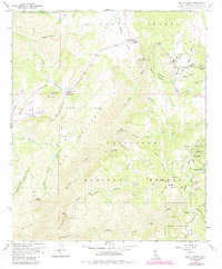 Santa Ysabel 1960 topographic map thumbnail