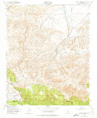Santiago Creek 1943 topographic map thumbnail