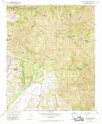 Santiago Peak 1954 topographic map thumbnail