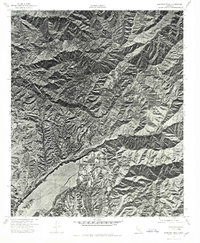 Santiago Peak 1974 topographic map thumbnail