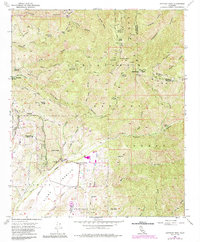 Santiago Peak 1954 topographic map thumbnail