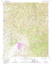 Santiago Peak 1954 topographic map thumbnail