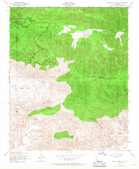 Sawmill Mountain 1943 topographic map thumbnail