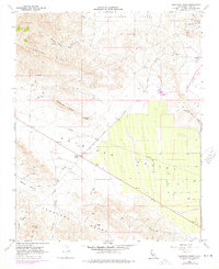 Sawtooth Ridge 1961 topographic map thumbnail