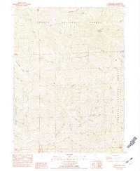 Schell Mtn 1982 topographic map thumbnail