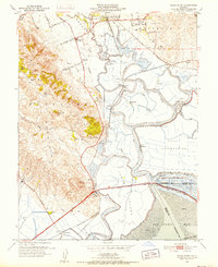 Sears Point 1951 topographic map thumbnail