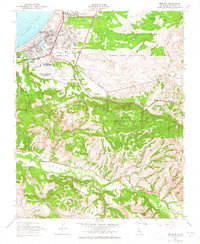 Seaside 1947 topographic map thumbnail