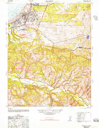 Seaside 1948 topographic map thumbnail
