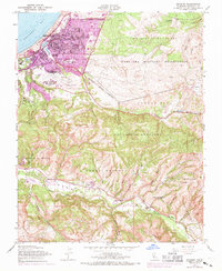 Seaside 1947 topographic map thumbnail