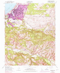 Seaside 1947 topographic map thumbnail