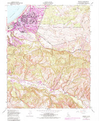 Seaside 1983 topographic map thumbnail