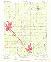 Selma 1964 topographic map thumbnail