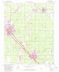 Selma 1964 topographic map thumbnail
