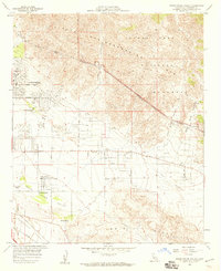 Seven Palms Valley 1958 topographic map thumbnail
