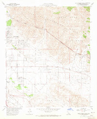 Seven Palms Valley 1958 topographic map thumbnail