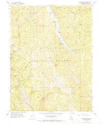 Shannon Butte 1967 topographic map thumbnail