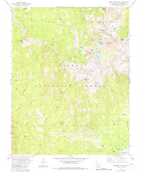 Sharktooth Peak 1982 topographic map thumbnail