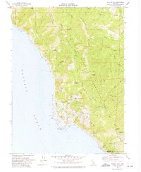 Shelter Cove 1969 topographic map thumbnail