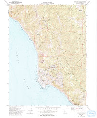 Shelter Cove 1969 topographic map thumbnail