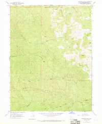 Sherwood Peak 1967 topographic map thumbnail