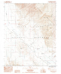Shore Line Butte 1984 topographic map thumbnail