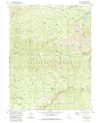 Sierra City 1981 topographic map thumbnail