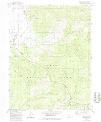 Sierraville 1981 topographic map thumbnail