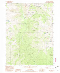Siligo Peak 1982 topographic map thumbnail