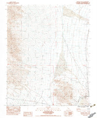 Silurian Valley 1983 topographic map thumbnail